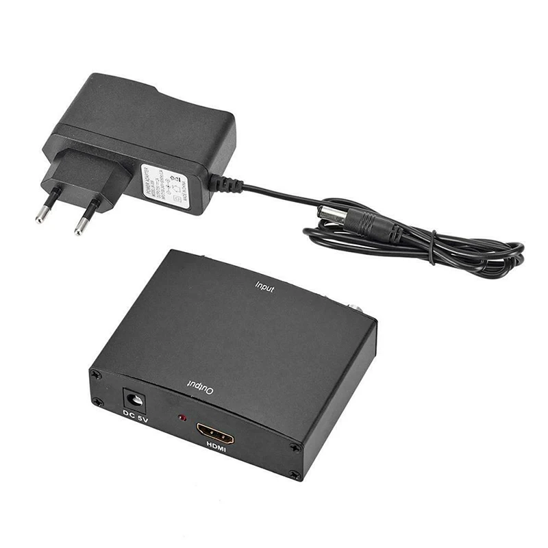 Конвертер YPBPR в HDMI 1080P RGB YPbPr Компонентный видео конвертер с R/L аудио адаптер для ТВ