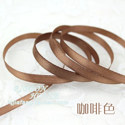 Атласная лента 1/4 дюйма (25 ярдов/рулон) 6 мм|Ленты для шитья| |