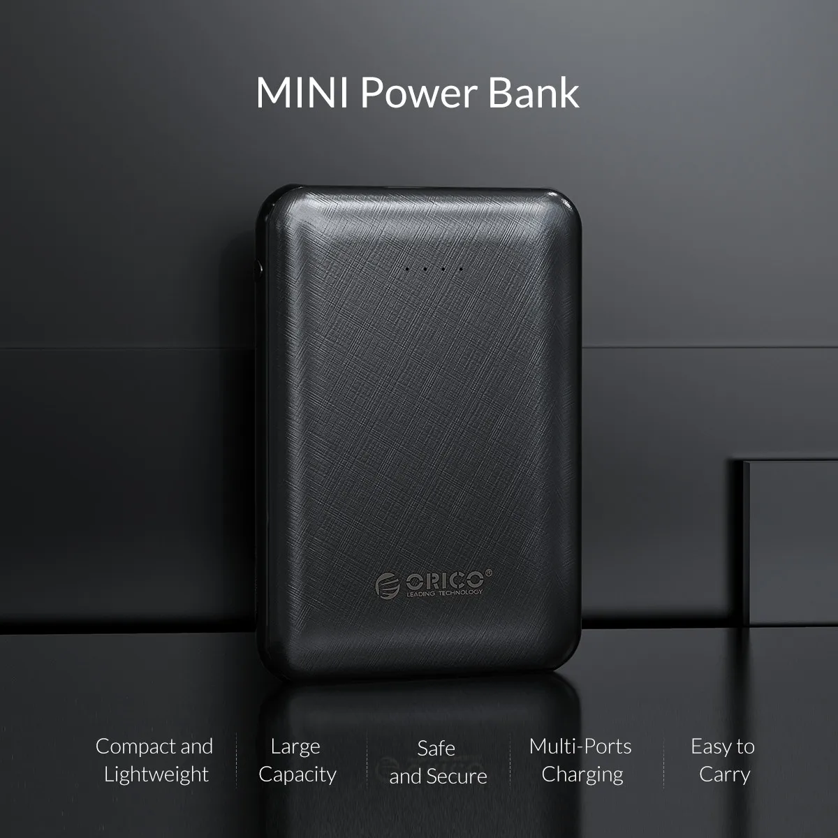 ORICO 5000 мАч Внешний аккумулятор Двойной USB портативный тонкий повербанк портативный внешний аккумулятор для iphone Xiaomi Мобильный телефон
