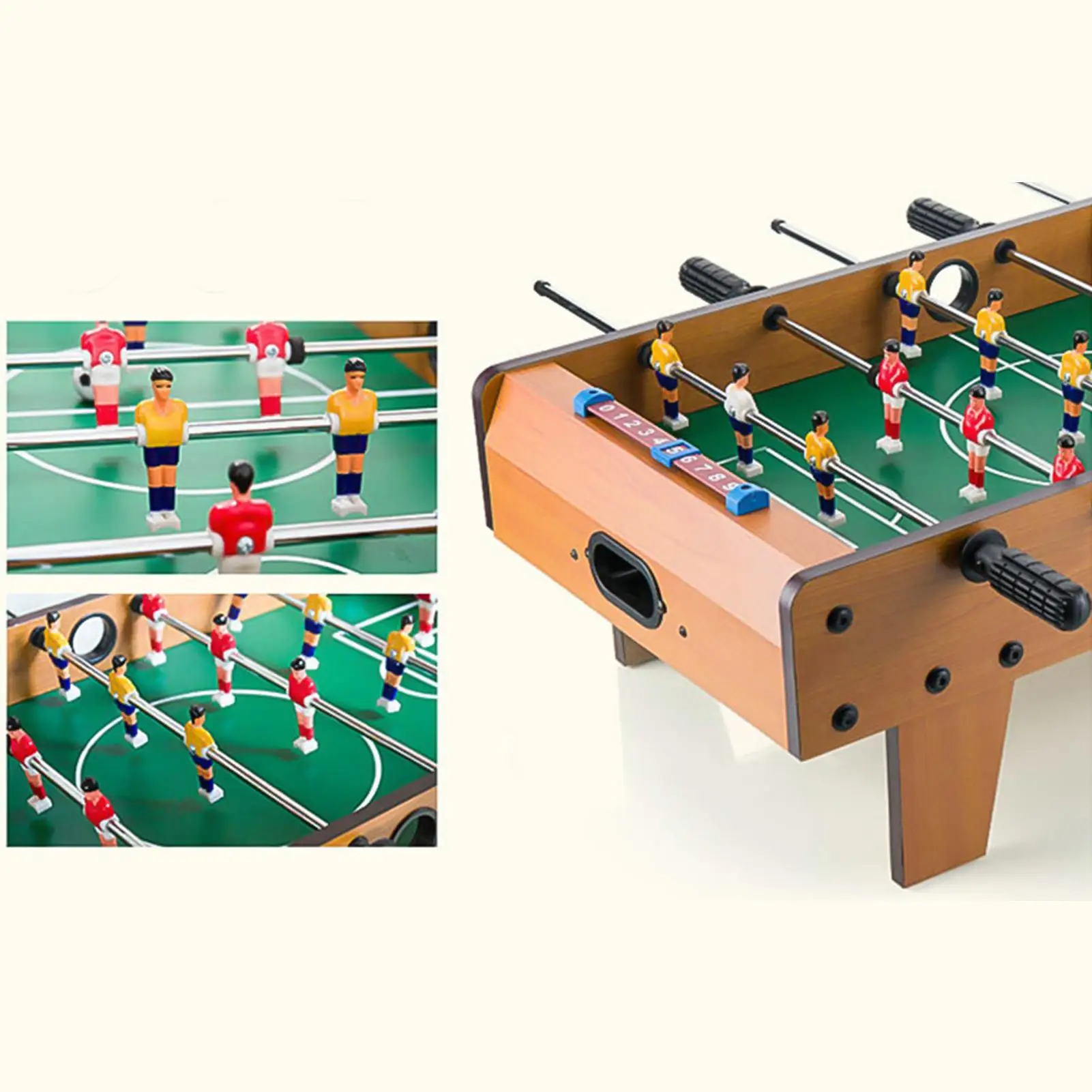 

Wooden Parent-Child Interactive Toy Desktop Football Machine Indoor Board Game