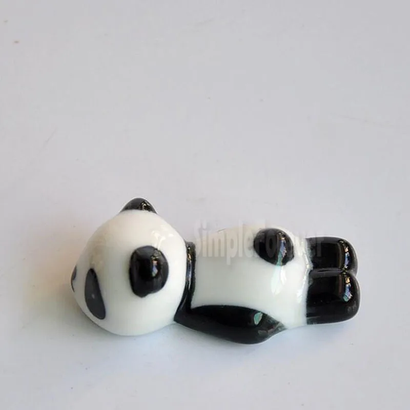 100 шт./лот керамическая панда палочки для еды подставка держатель фарфоровая