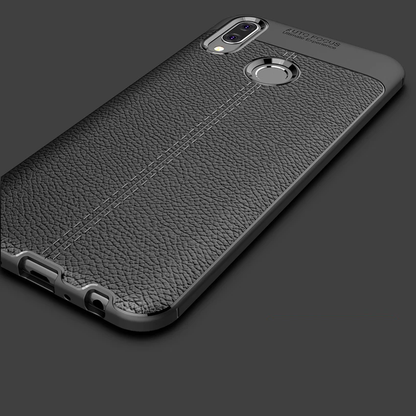 Роскошный ТПУ чехол UPaitou для Huawei Y7 Y6 Prime Pro Y5 Y9 2019 с кожаной текстурой силиконовый |