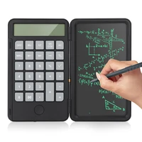 foldable business calculator 6 inch 12 digits widescreen handwriting tablet digital repeated writing drawing pad with button loc