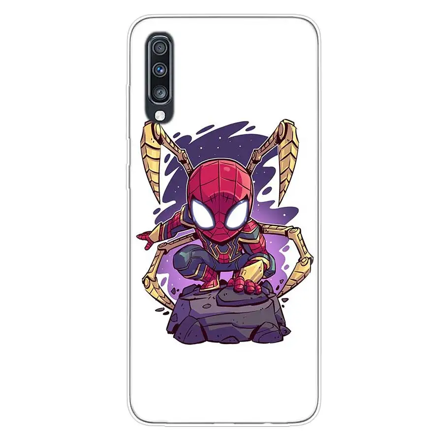 Чудо &quotЧеловек-паук&quot бампер печать силиконовый чехол для телефона samsung S9 S8 A6 A8 J4