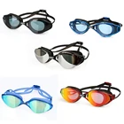 Профессиональные Водонепроницаемые анти-запотевающие очки для плавания с ультрафиолетовым покрытием