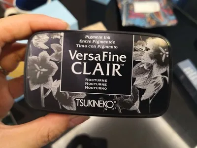 24 цвета штемпельная подушечка Tsukineko VersaFine CLAIR быстросохнущая детальная печатная подушечка/Цветная чернильная Подушечка для изготовления поздравительных открыток/смазывание уплотнений