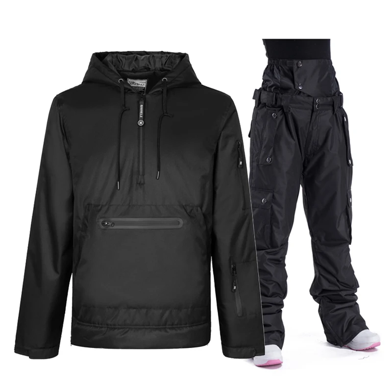Модный пуловер зимний костюм для льда одежда сноуборда водонепроницаемый