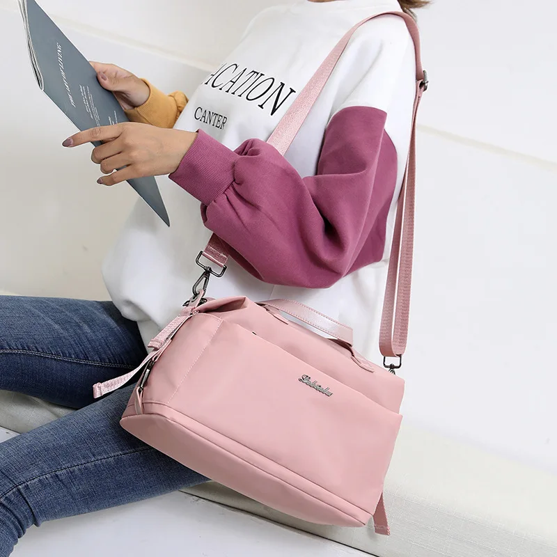 Новая модная брендовая Женская водонепроницаемая нейлоновая сумка через плечо