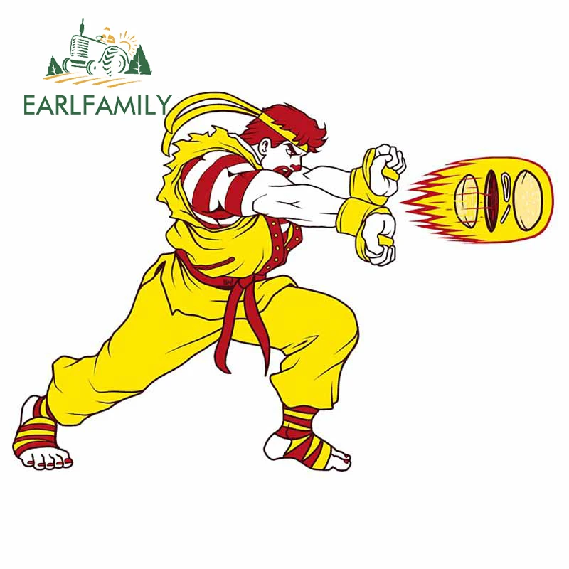 EARLFAMILY 13 см x 4 для Рю японского аниме виниловые наклейки на машину автомобиля
