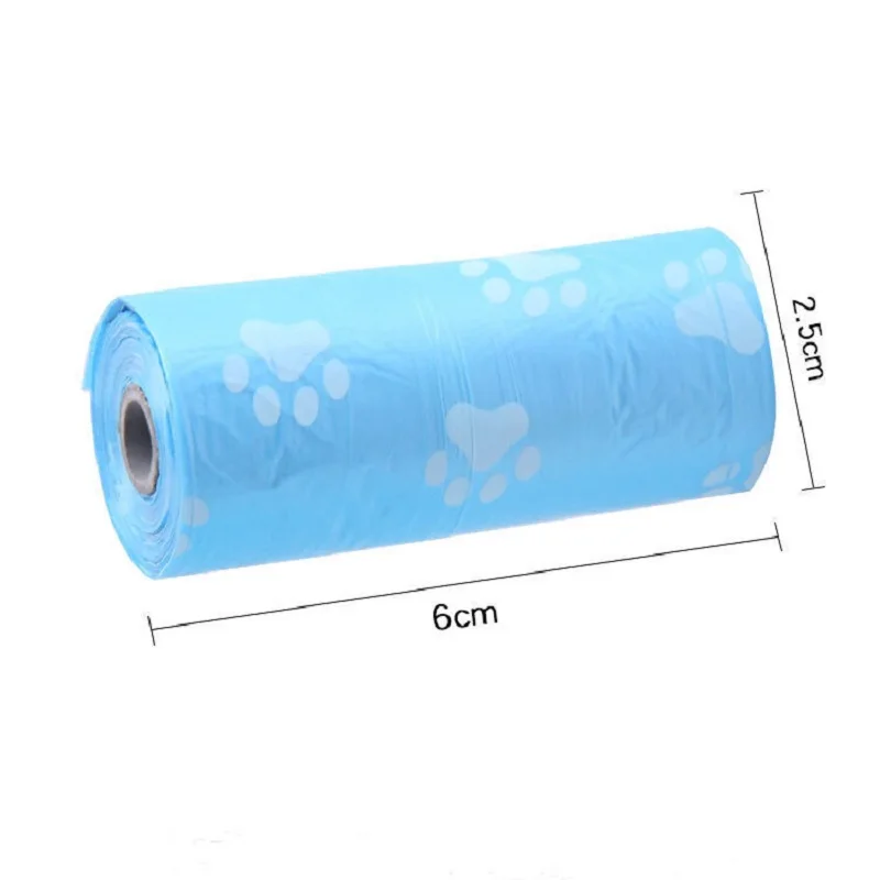 

dog poop bag Pet Supply 5Rolls /2Rolls Printing Cat Dog Poop Bag Outdoor Home Clean Refill Garbage Bag