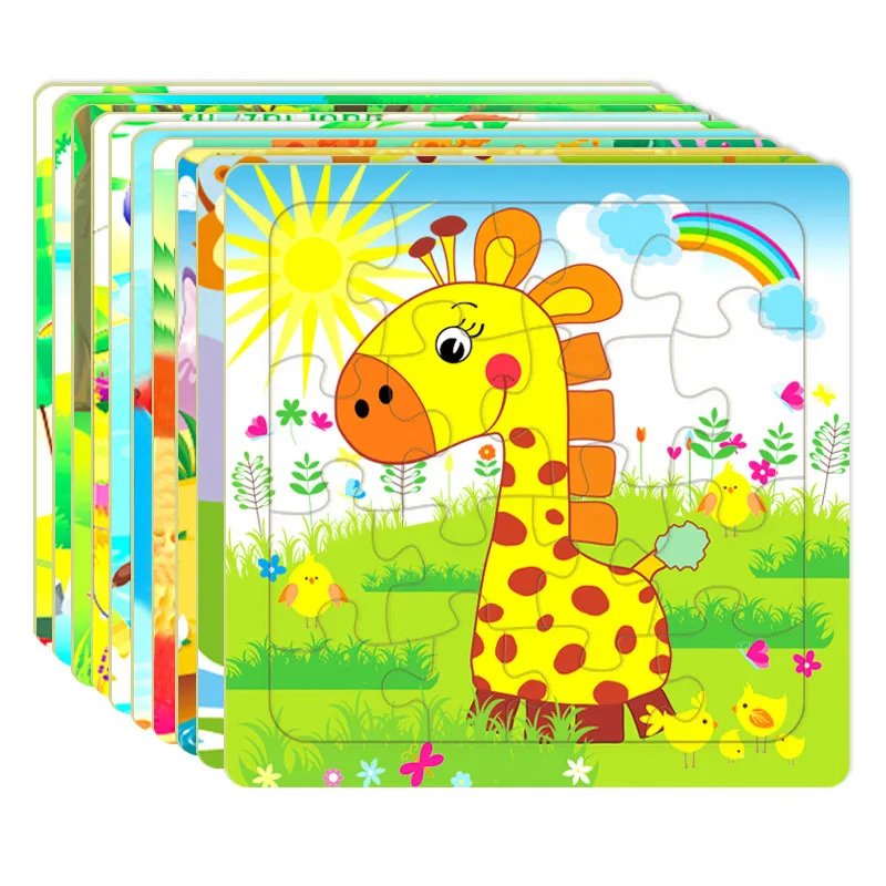 

Children's Animal Paper Plane Puzzle Kindergarten Enlightenment Early Education Cartoon Early Education Puzzle Assembled Toys