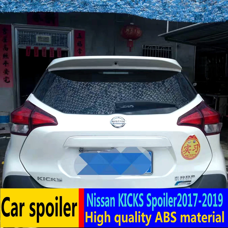 Задний спойлер для Nissan KICKS высокое качество АБС-пластик задний 2017-2019 | Автомобили
