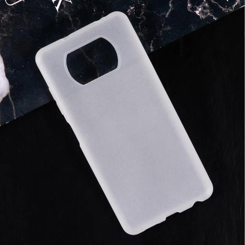 Силиконовый защитный чехол для смартфона Xiaomi Poco X3 Pro NFC M2102J20SG M2007J20CG мягкий из ТПУ |