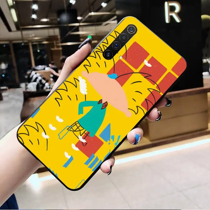 

Funny cartoon Hey Arnold Helga love Phone Case For OPPO Realme 6 Pro Realme C3 5 Pro C2 RENO2-Z A11X