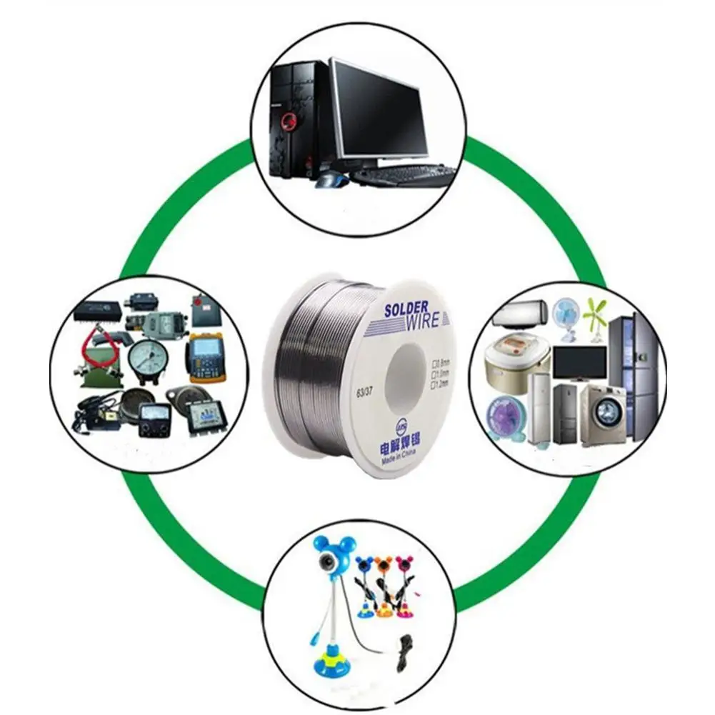 

50g 0.8mm/1.0mm Tin Lead Solder Wire Rosin Core Soldering
