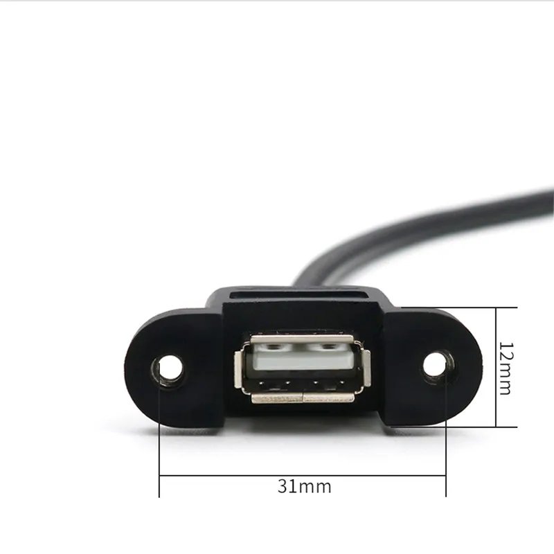 Внутренняя Материнская плата 9pin шаг 2 54 мм к двойному порту USB 0 A женский винт