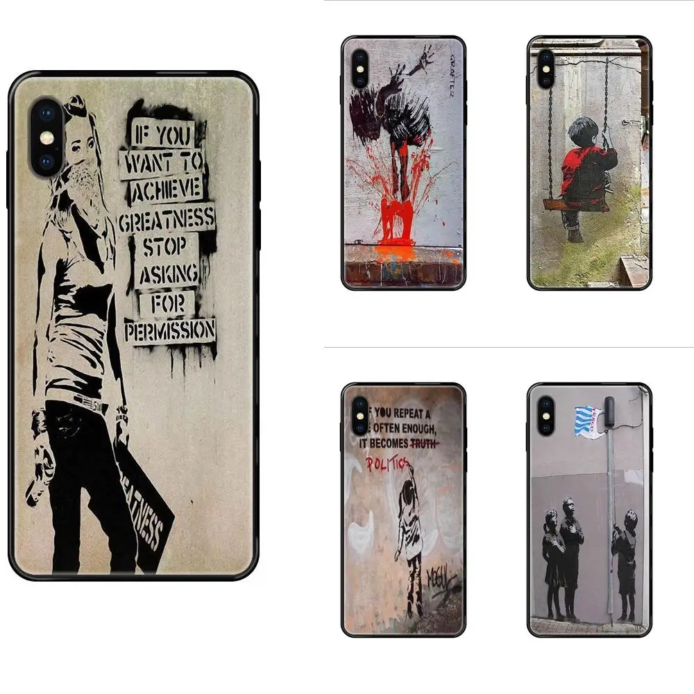 Banksy воздушный шар девушка уличное искусство для Galaxy Note 4 8 9 10 Plus Pro J6 J7 J8 M30s M80s 2016 2017