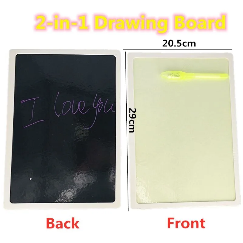 1 шт. 2 в светодиодный световой доска для рисования Magic рисовать с светильник
