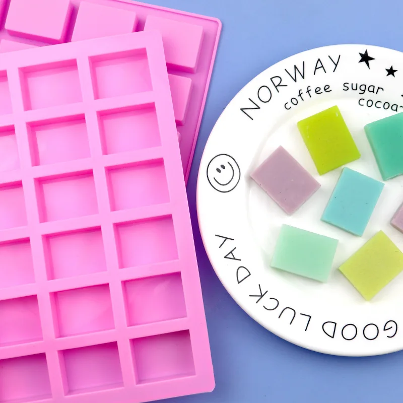 

24 Even Small Square Silicone Cake Mold Chocolate Mold XG397