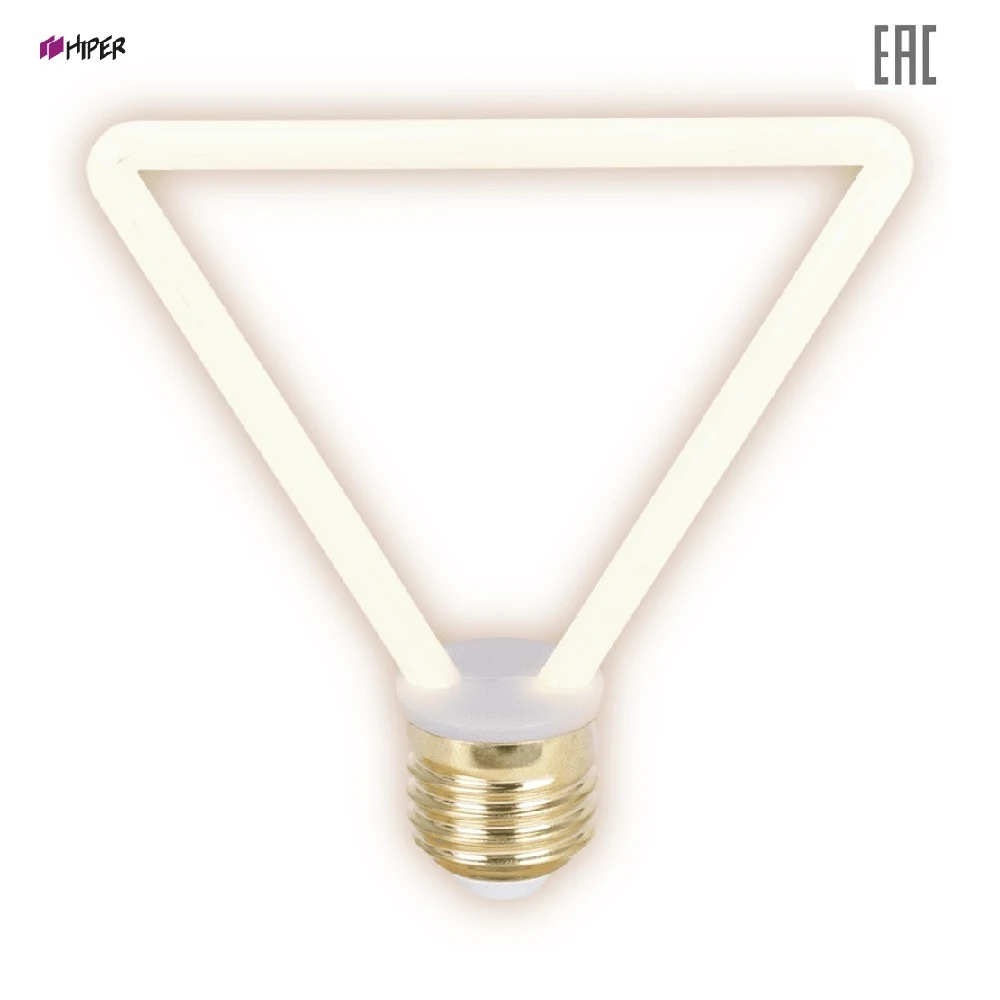 Лампа светодиодная Hiper TH-B2394 THOMSON LED FILAMENT DECO TRIANGLE 4W 400Lm E27 2700K Frosted | Лампы и освещение