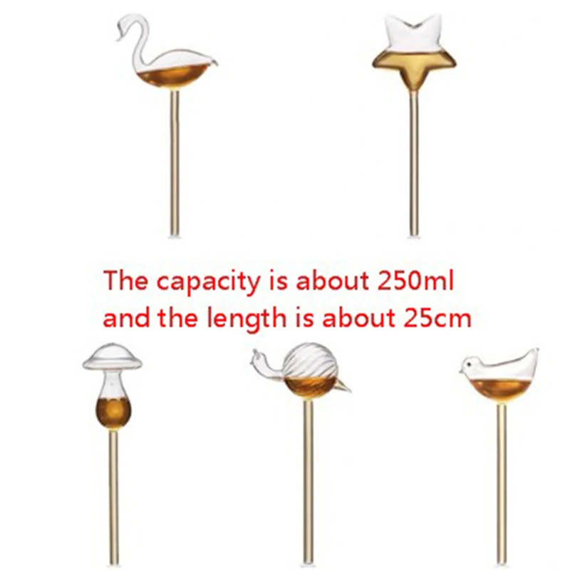 1Pcs Automatic Watering Globe Plant Flower Water Bulbs Animal Shape Glass Home Decor Garden System Self Device | Дом и сад