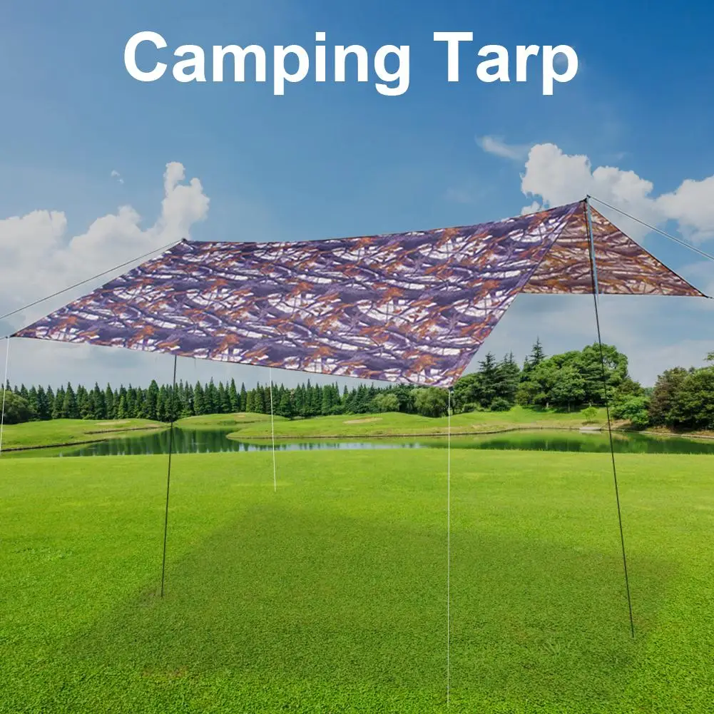 Отдых на природе тент 10x10ft Водонепроницаемый гамак дождь летать брезент палатки