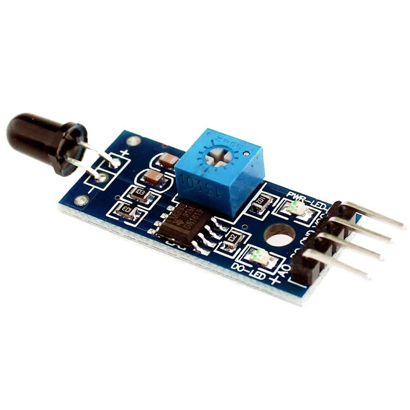

IR Infrared 4 Wire Flame Detection Sensor Module IR Flame Sensor Module Detector Smartsense For Arduino diy electronic