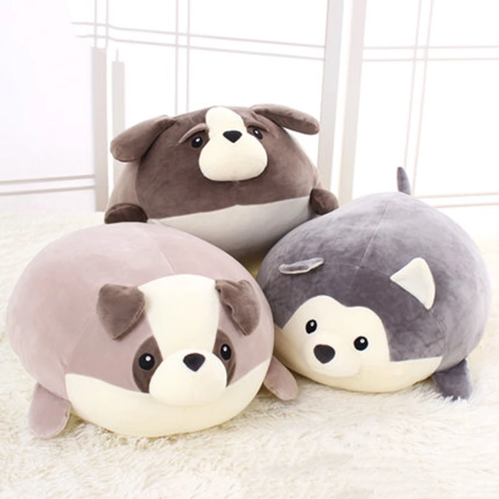 Online Perro De Juguete De Felpa De 40cm, Cojín Suave De Algodón Para Dormir, Regalo De Cumpleaños, Suave Y Cómodo