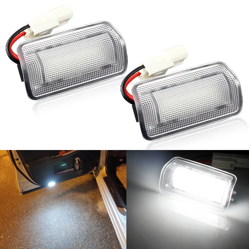 

2Pcs For Toyota Land Cruiser 200 Series 150 Series Prado MK4 J150 2007 For Lexus ES240 IS250 LED Courtesy Door Light Bulb