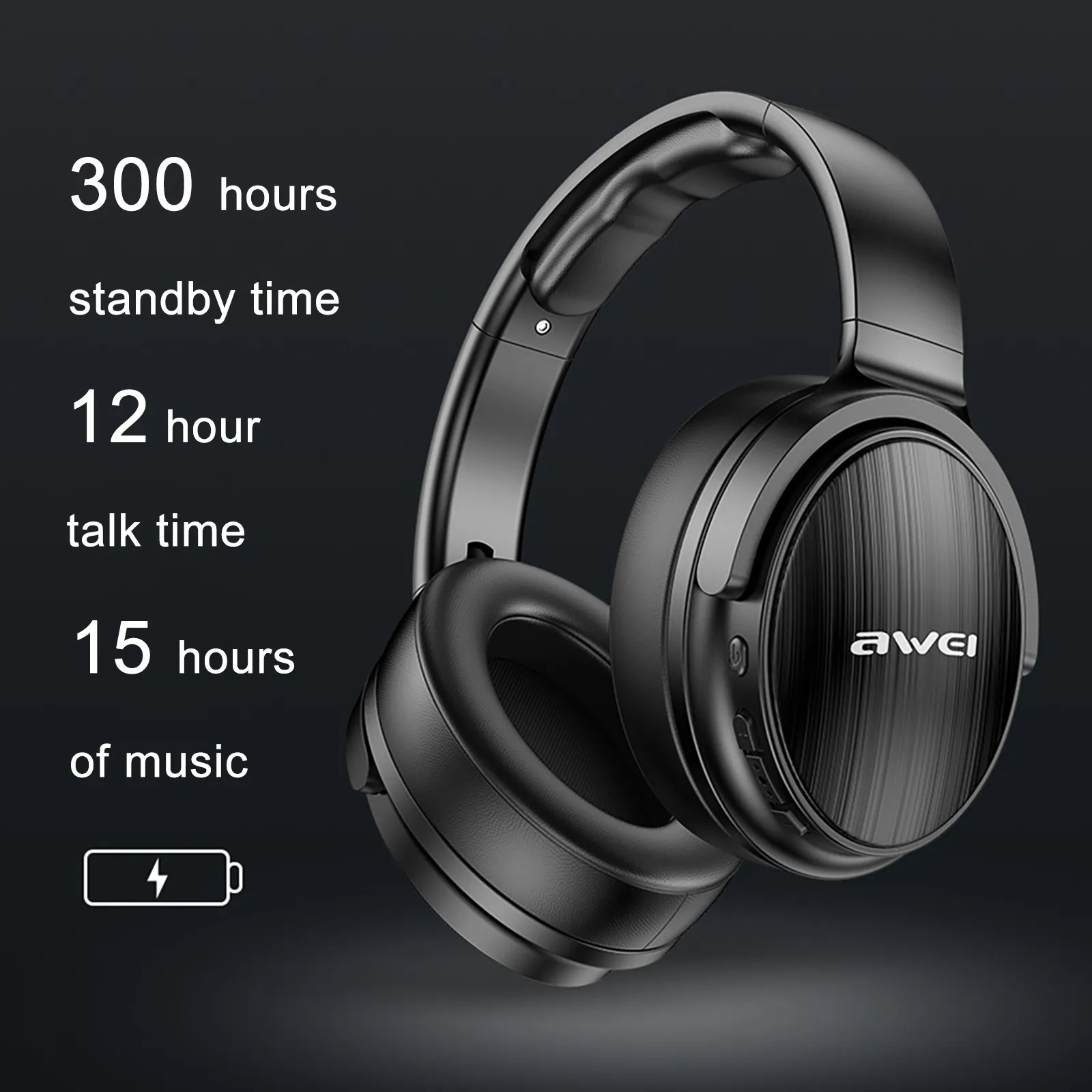 Bluetooth наушники AWEI беспроводные стереогарнитура голосовой помощник сенсорное