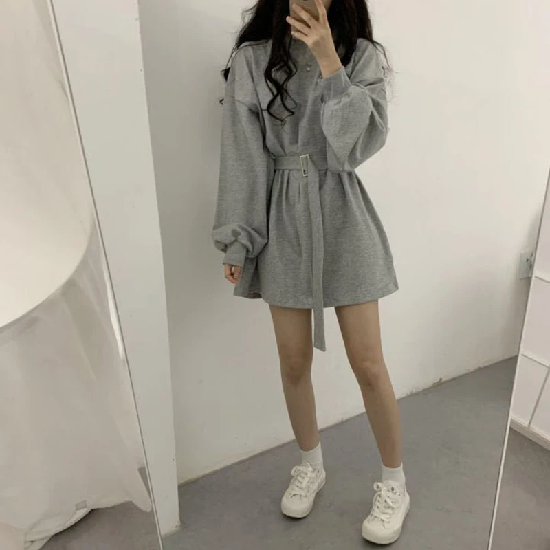 Осенне-зимнее Новое корейское маленькое черное платье с гонконгским вкусом