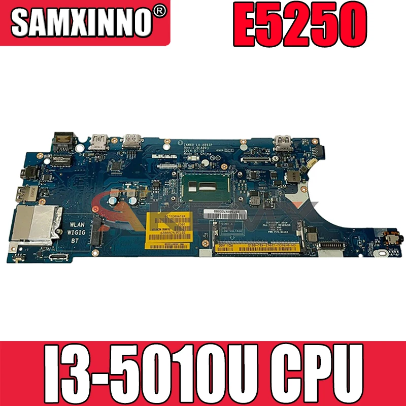 

Akemy I3-5010U для DELL Latitude E5250 Материнская плата ноутбука ZAM60 LA-A891P CN-0G2YCV G2YCV C82TW материнская плата 100% тестирование