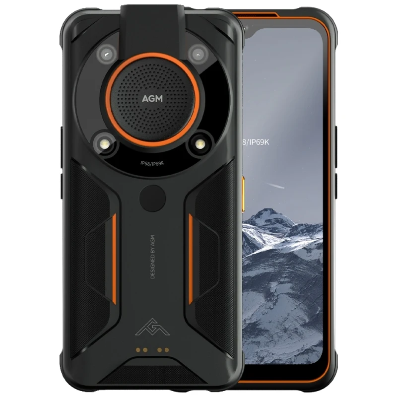 AGM Glory G1 SE Global 5G Network 8GB RAM 128GB ROM 6.53'' Android Snapdragon 480 Octa Core 2.0GHz NFC GPS Infrared Cameras 48MP images - 6
