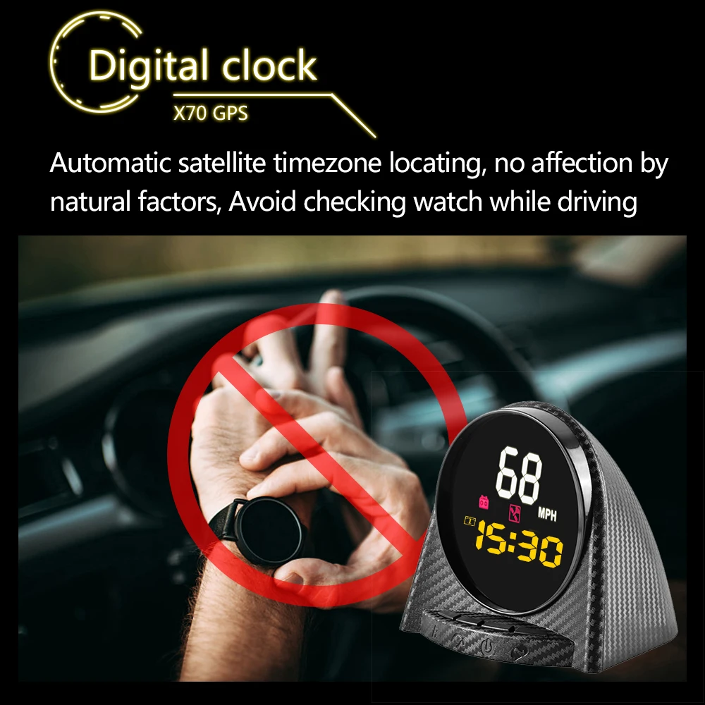 Автомобильный бортовой компьютер AUTOOL GPS Speedmeter Hud Дисплей автомобильный проектор