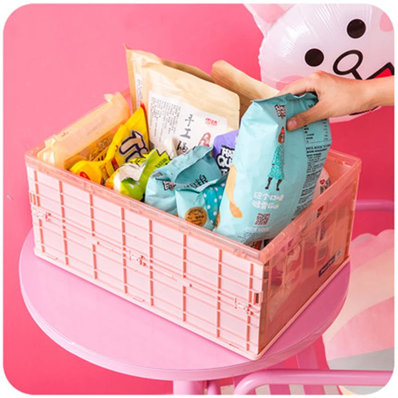 

Large Capacity Plastic Foldable Storage Box Designer Women Make Up Cosmetic Bags Cosmetics Storage Travel Ladies Beauty Bag 2021