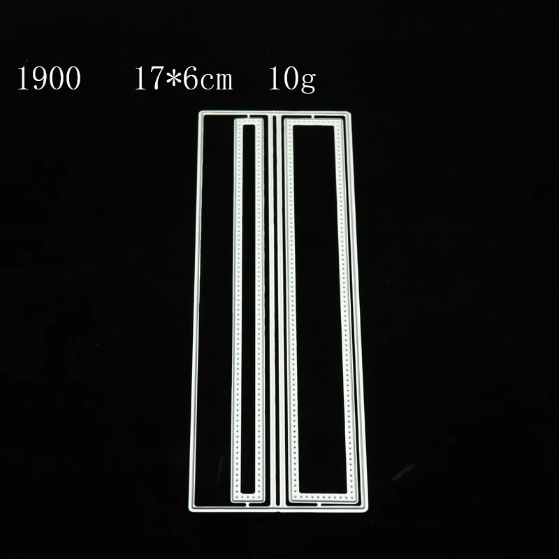 

Album Tags Sticker Rectangle Metal Cutting Dies Scrapbooking Handmade Shape Stencil DIY Craft Paper Knife Mould Card Make Decor