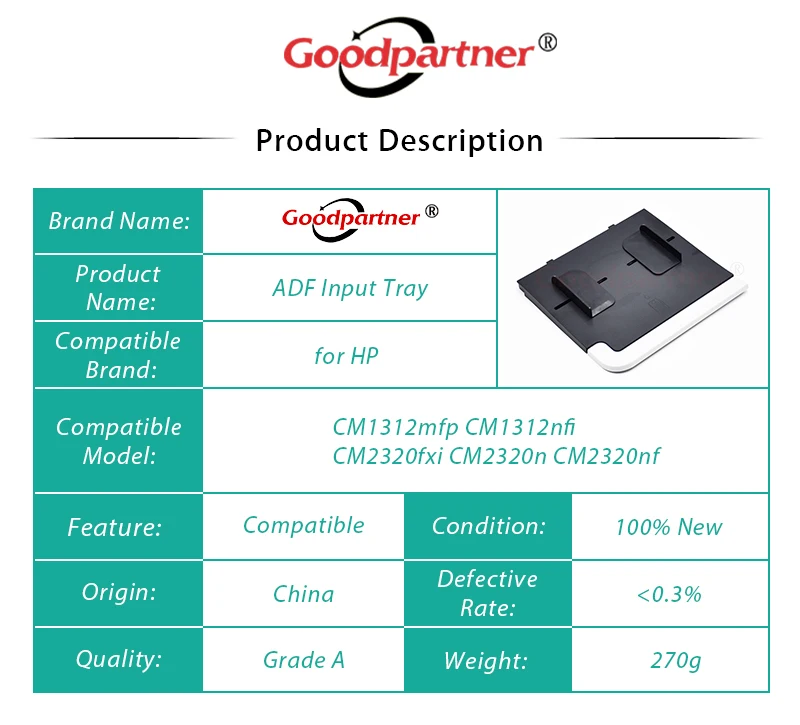 Бумажный входной лоток для HP CM1312 CM1312mfp CM1312nfi CM2320 CM2320fxi CM2320n CM2320nf 1312 2320 см|Детали