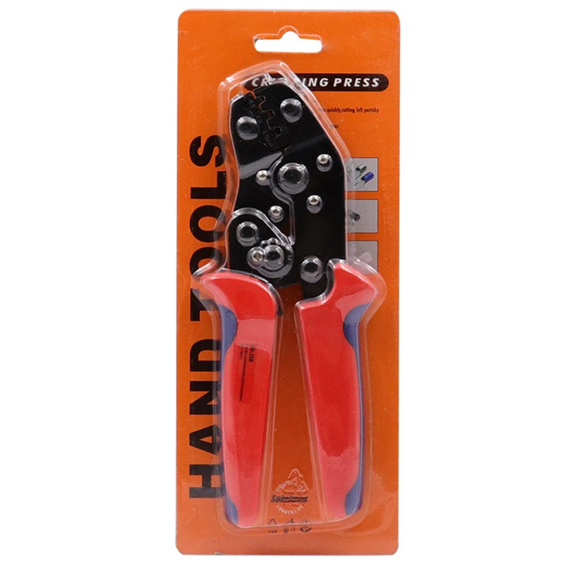 

1Pcs 0.1 -1 mm Terminals Crimp Pliers And Interchangeable Dies Wire Crimper Crimping Tools Ratcheting 7Inch SN-28B