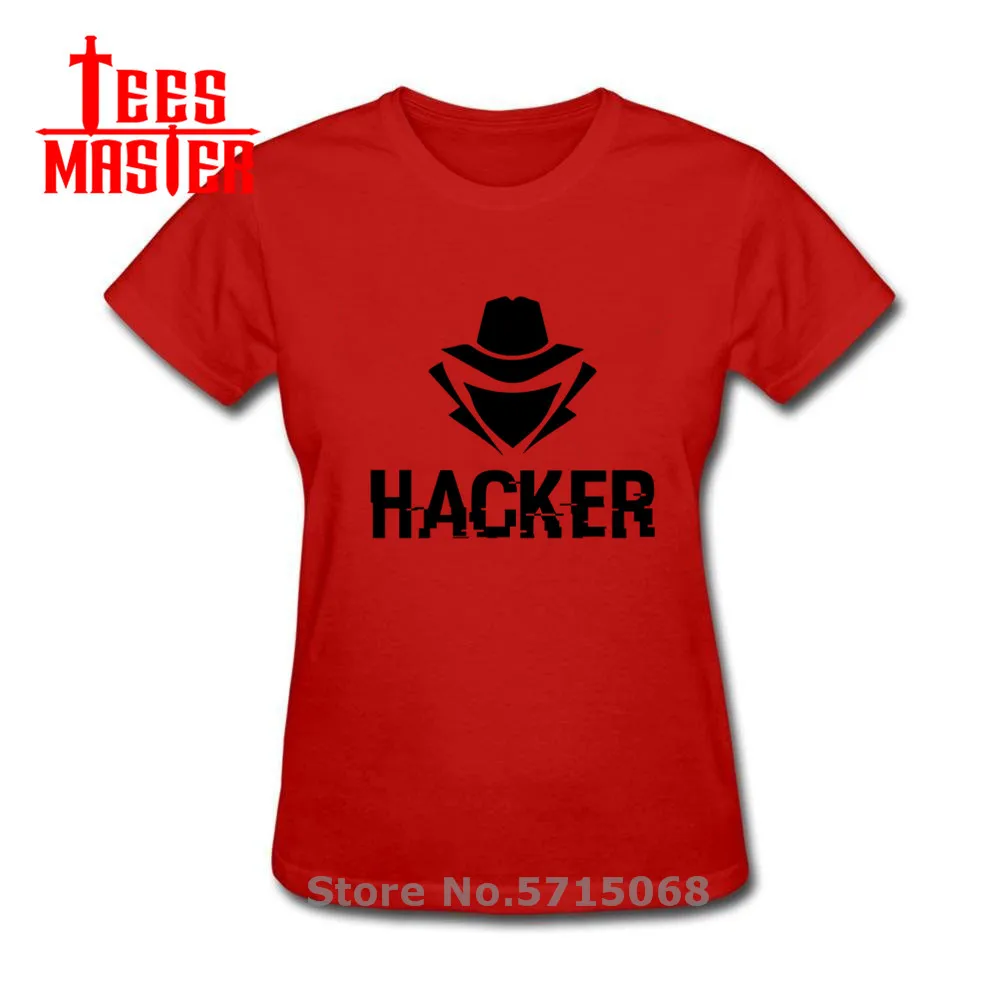 Футболка с изображением компьютерного хакера Мужская Новая модная футболка