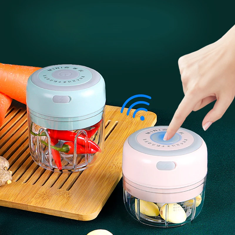 

Electric Garlic Masher Sturdy Meat Crusher Meat Grinder Durable Mini Crusher Chopper USB Charging For Crushed Garlic Ginger Chil