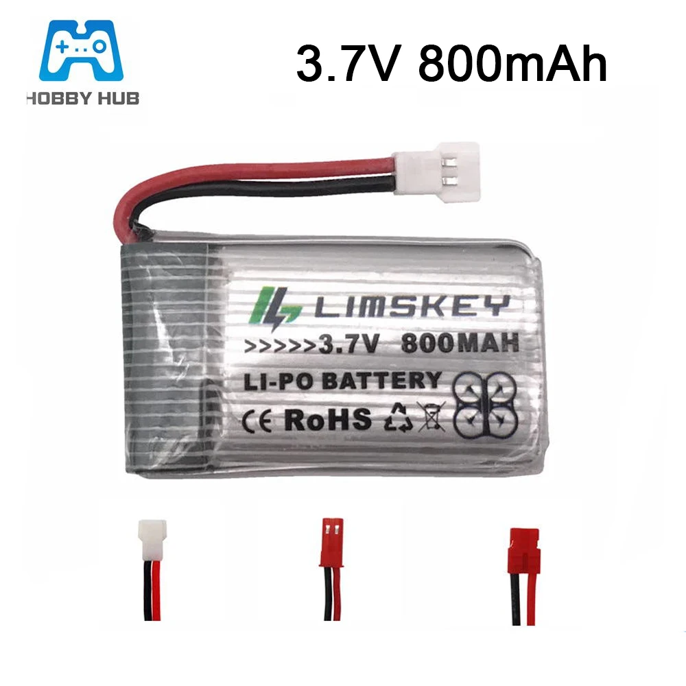 Аккумулятор Lipo 3,7 в 800 мАч 902540 30c для Syma X5 X5c X5sc X5sw X5hw X5uw Cx-30 Tianke M68, запасные части для радиоуправляемого квадрокоптера, Аккумулятор 3,7 в