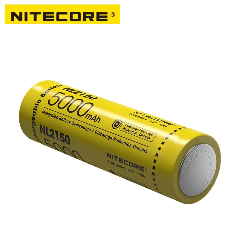 Перезаряжаемый литий ионный аккумулятор NITECORE NL2150 NL2145 NL2140 3 6 В 21700|Портативные