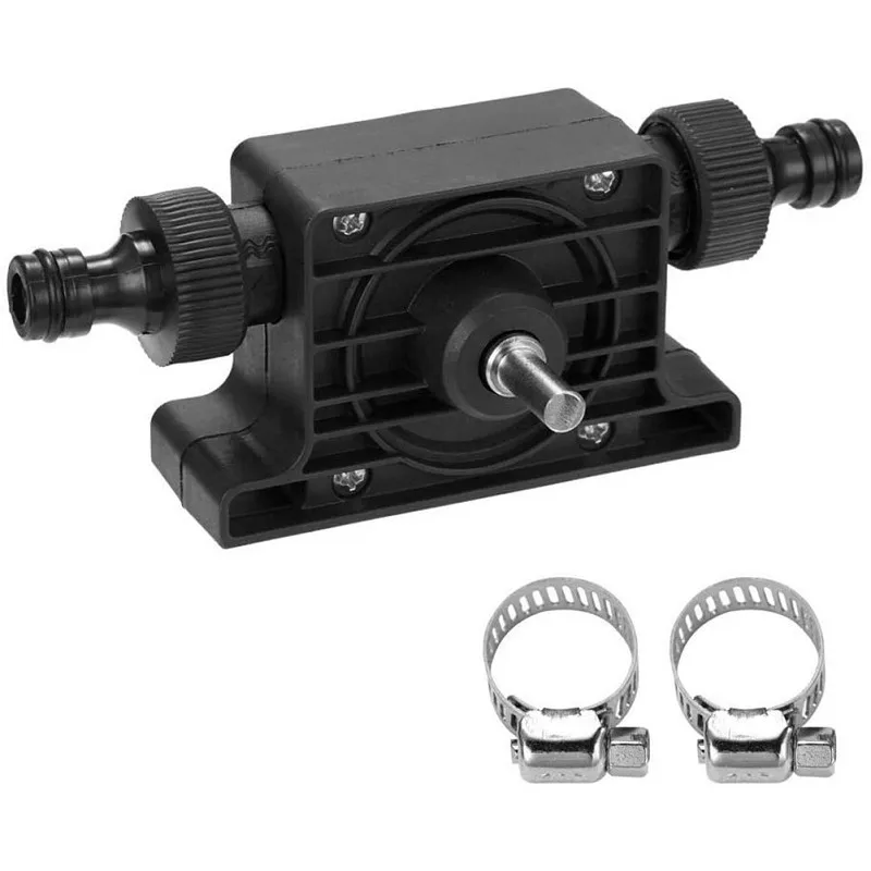 

Portable Electric Drill Pump Sinks Aquariums Pool Self Priming Transfer Pumps Oil Fluid Water Pump Hose Clamps Connectors Set