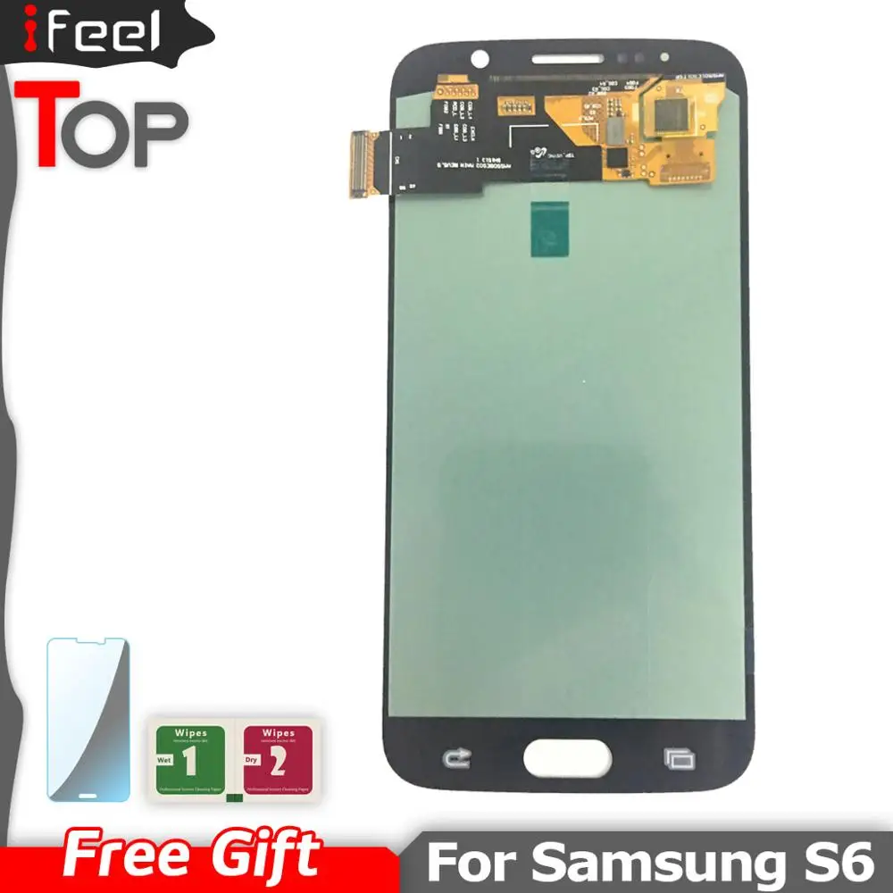ЖК дисплей SUPER AMOLED 5 1 дюйма для SAMSUNG Galaxy S6 G920 G920F с сенсорным экраном и дигитайзером