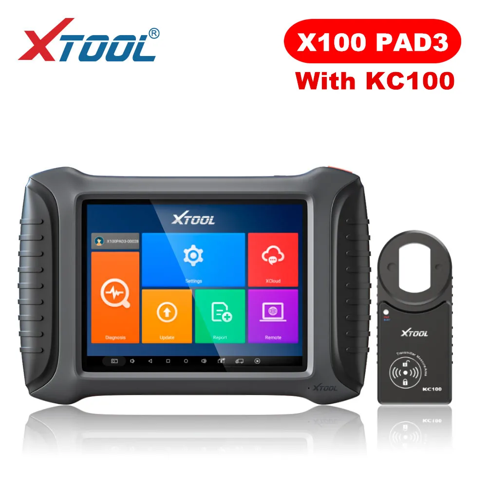 XTOOL X100 PAD3 PAD Elite автомобильный ключевой программатор с KC100 глобальная версия 2 года
