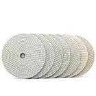 Алмазные полировальные диски 180 мм, 7 дюймов, набор абразивных дисков для гранита, мрамора, бетона, 7 шт., для влажного использования, первоклассный шлифовальный диск для камня