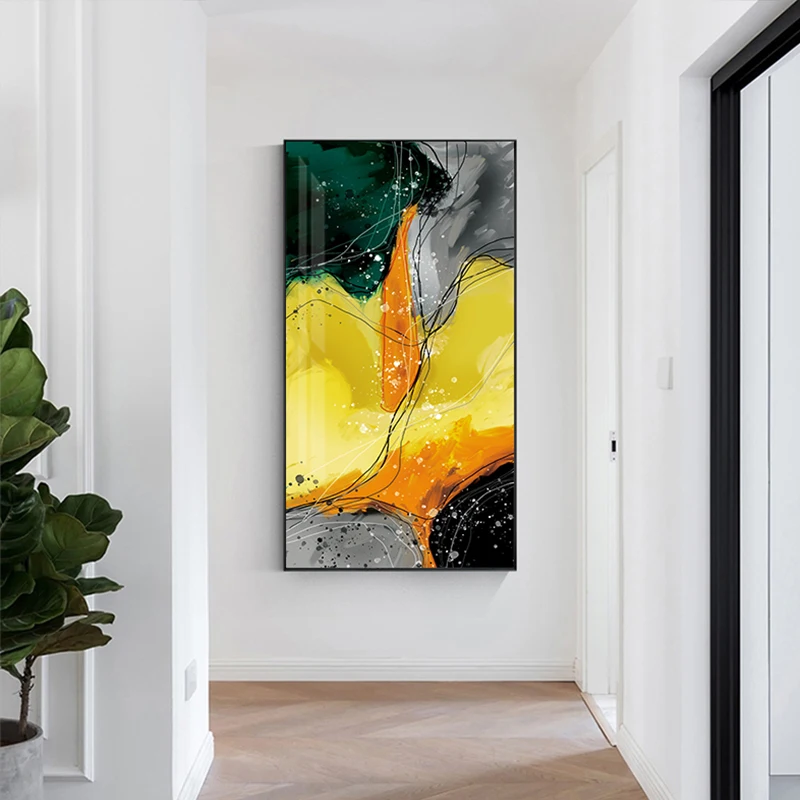 Modern Abstract Art Wall Picture Nordic Poster Colourful Print Fashion Canvas for Living Room Bedroom Tableaux Salon | Дом и сад