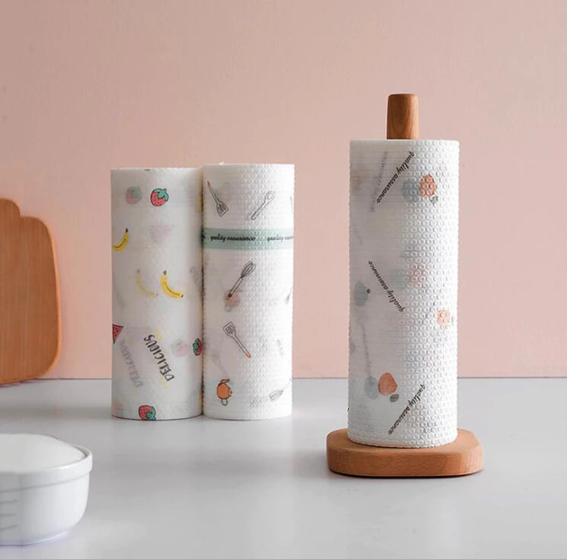 

Soft Strong Kitchen Paper Towels Disposable Rag Cleaning Paper Wet Dry Dual Use