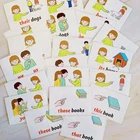 Обучающая головоломка сова, английская головоломка, Монтессори, познавательная пара, карточная головоломка, игрушка для детей, подарки для детей