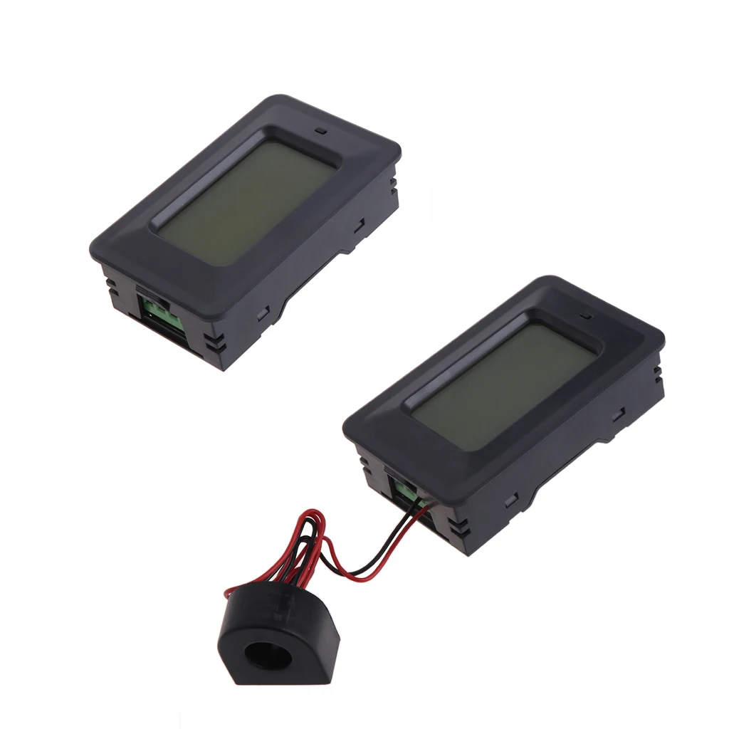 Brand New and High Quality 20/100A AC LCD Digital Panel Power Watt Meter Monitor Voltage KWh Voltmeter Ammeter digital lcd panel monitor ac voltage meters 100a 80 260v power energy voltmeter ammeter watt current amps volt meter tester